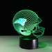 Carolina Panthers 3D Optical Illusion Lamp - 3D Optical Lamp