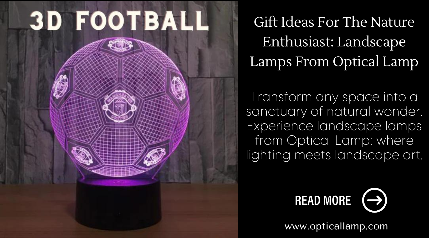 Gift Ideas For The Nature Enthusiast: Landscape Lamps From Optical Lamp
