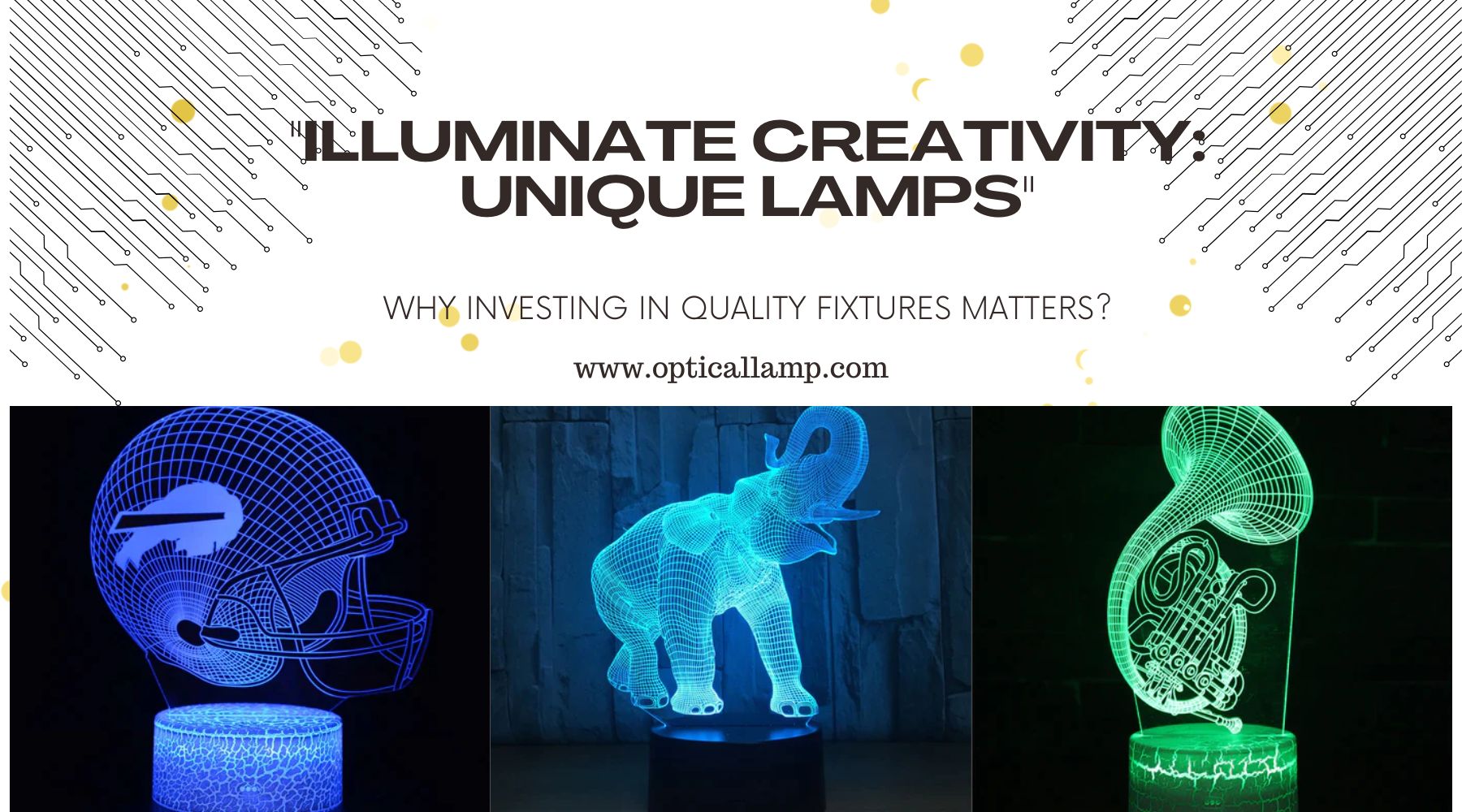 Gifting Inspiration: Unique Lamps on Sale at Optical Lamp