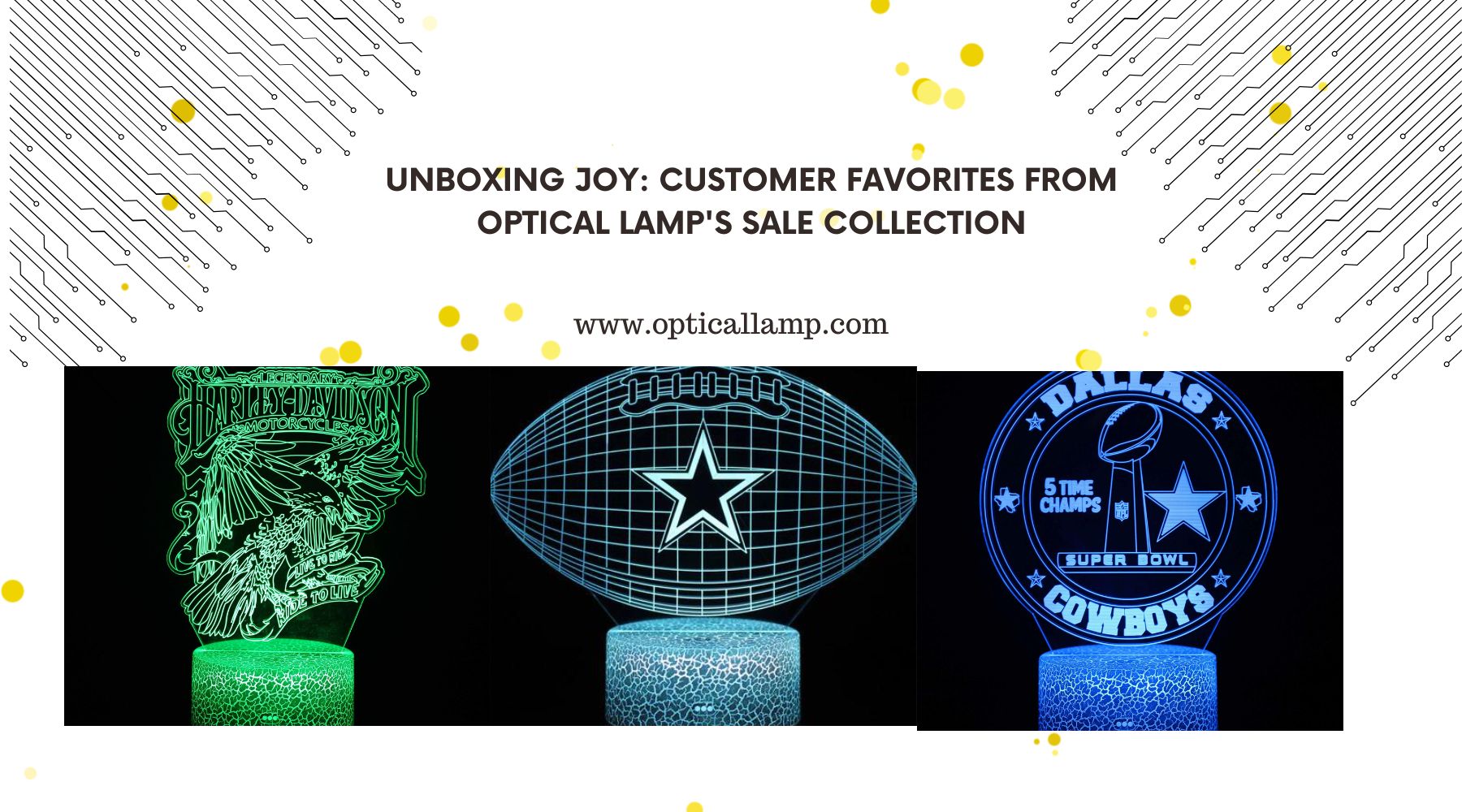 Unboxing Joy: Customer Favorites from Optical Lamp's Sale Collection