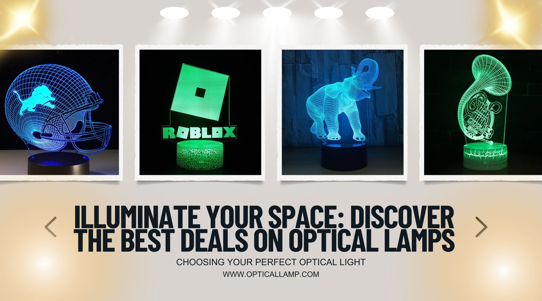 "Illuminate Your Space: Discover the Best Deals on Optical Lamps"