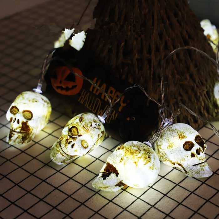 Skull Halloween String Lamp