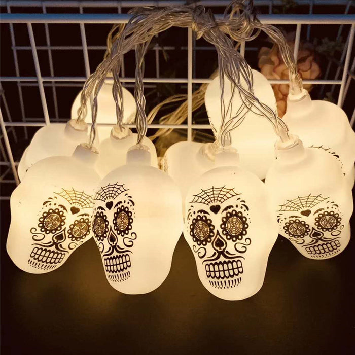 Skulls Halloween String Lamp