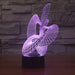Abstract Wavy 3D Optical Illusion Lamp - 3D Optical Lamp