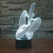Abstract Wavy 3D Optical Illusion Lamp - 3D Optical Lamp