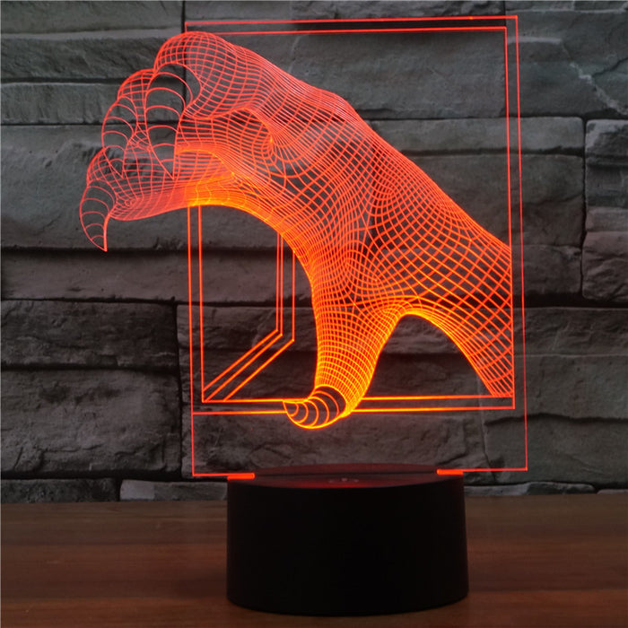 Realistic Bird Talons 3D Optical Illusion Lamp - 3D Optical Lamp