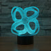 Abstract Impossible Object 3D Optical Illusion Lamp - 3D Optical Lamp
