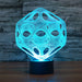 Abstract Prism Structure 3D Optical Illusion Lamp - 3D Optical Lamp