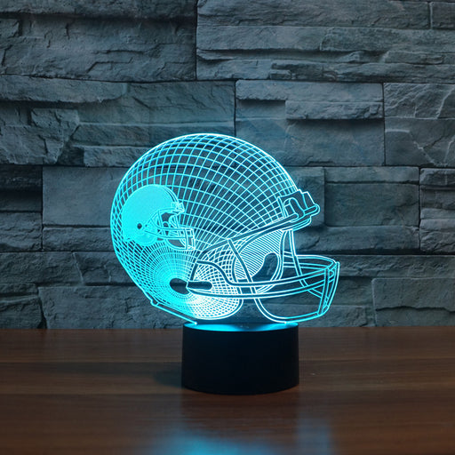 NFL Cleveland Browns Inspired 3D Optical Illusion Lamp - 3D Optical Lamp