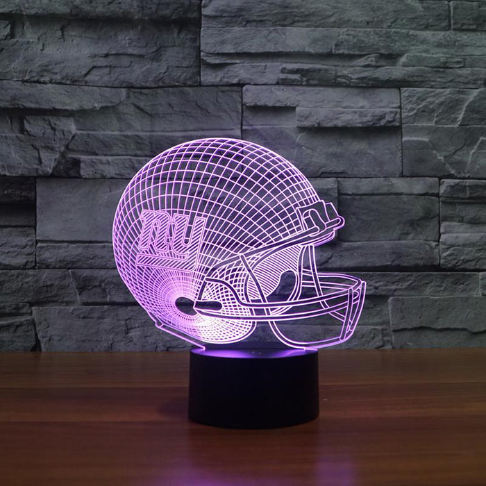 New York Giants 3D Optical Illusion Lamp