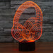 Beats By Dre Inspired Headphones 3D Optical Illusion Lamp - 3D Optical Lamp