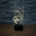 Dragon Ball Inspired Kid Goku 3D Optical Illusion Lamp - 3D Optical Lamp