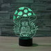 Adorable Mushroom Home 3D Optical Illusion Lamp - 3D Optical Lamp