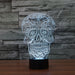 Traditional Christian Skull Art 3D Optical Illusion Lamp - 3D Optical Lamp