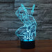 Marvel Inspired Squatting Deadpool 3D Optical Illusion Lamp - 3D Optical Lamp