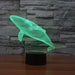 Realistic Blue Whale 3D Optical Illusion Lamp - 3D Optical Lamp