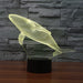 Realistic Blue Whale 3D Optical Illusion Lamp - 3D Optical Lamp
