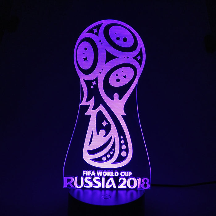 2018 FIFA World Cup 3D Optical Illusion Lamp - 3D Optical Lamp