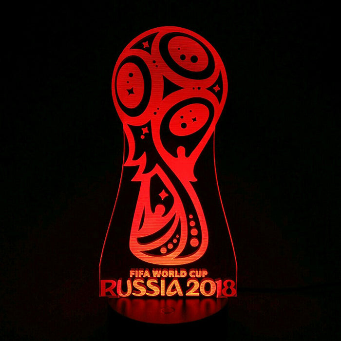 2018 FIFA World Cup 3D Optical Illusion Lamp - 3D Optical Lamp