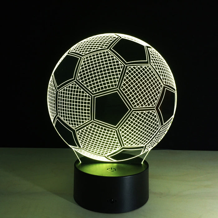 Football 3D Optical Illusion Lamp - 3D Optical Lamp