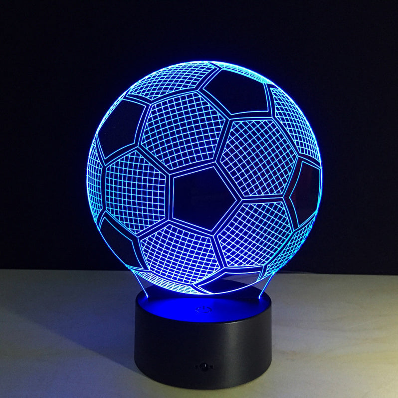 Football 3D Optical Illusion Lamp — 3D Optical Lamp