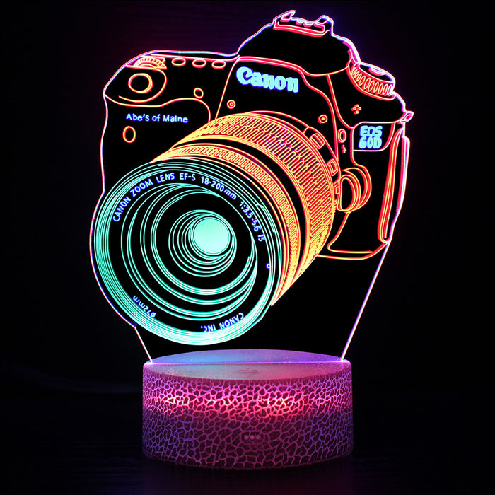 Canon Camera 3D Optical Illusion Lamp
