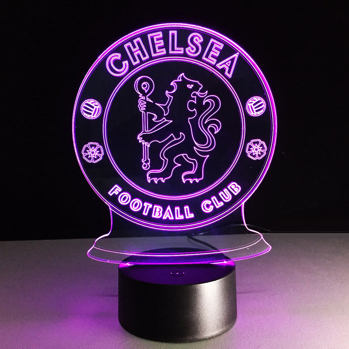 Football Chelsea 3D Optical Illusion Lamp - 3D Optical Lamp