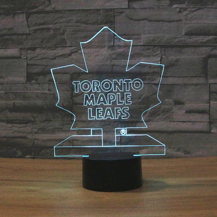 Maple Leafs 3D Optical Illusion Lamp - 3D Optical Lamp