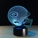 Green Bay Packers 3D Optical Illusion Lamp - 3D Optical Lamp