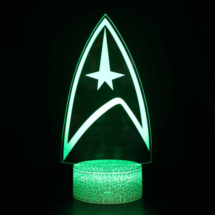 Star Trek Symbol 3D Optical Illusion Lamp