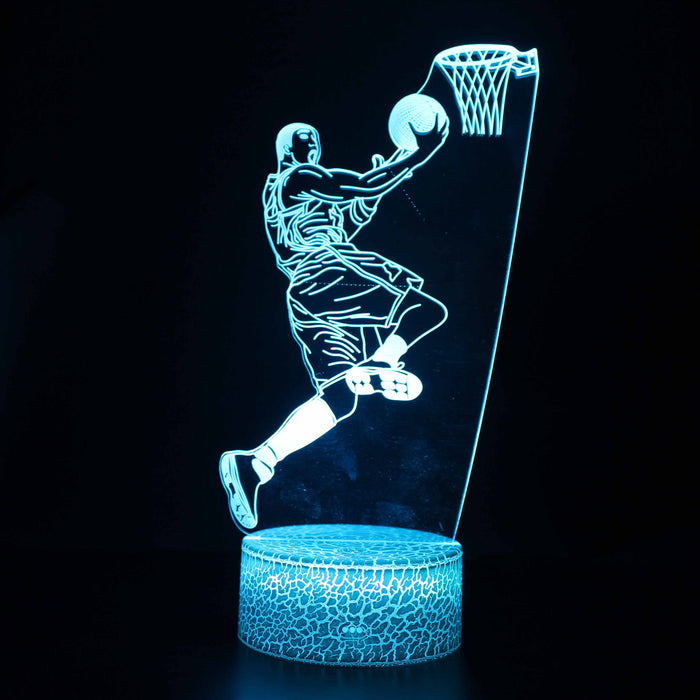 Michael Jordan 3D Optical Illusion Lamp