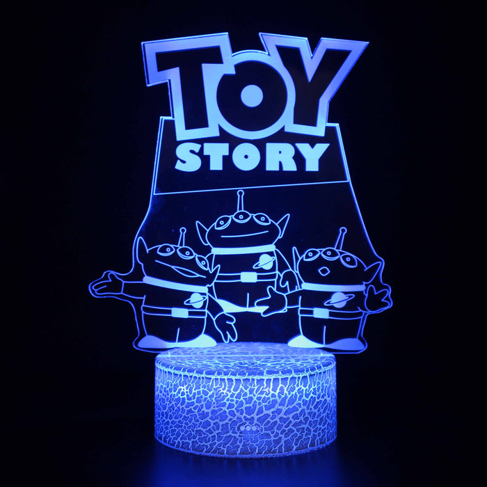 Toy Story 3D Optical Illusion Lamp