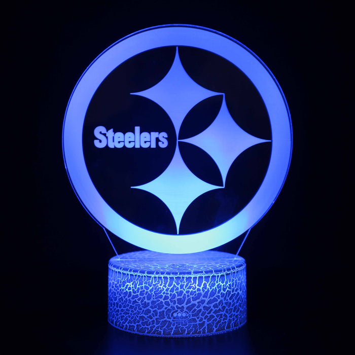 Pittsburgh Steelers 3D Optical Illusion Lamp