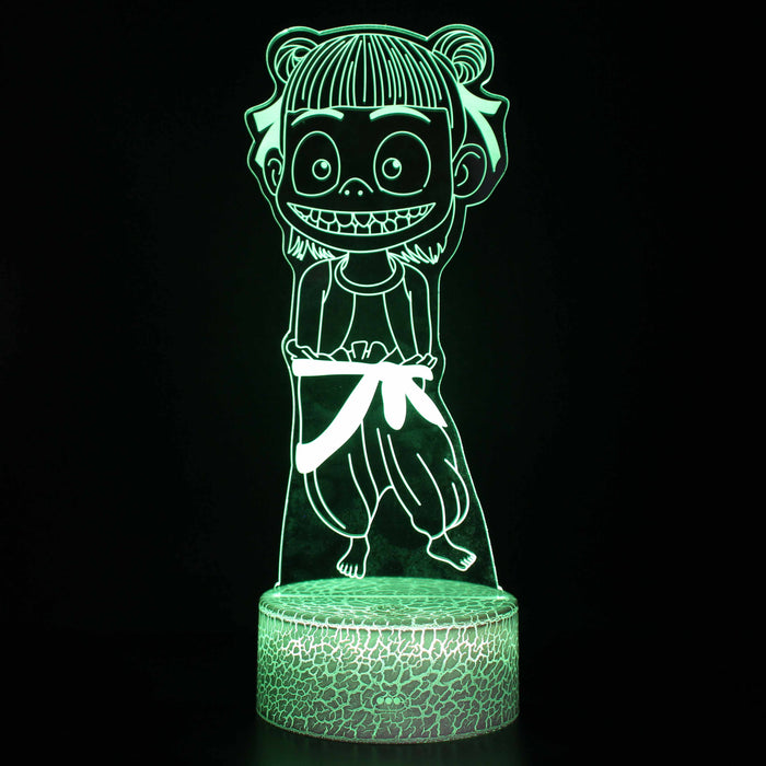 Anime Girl Cartoon Optical Illusion Lamp