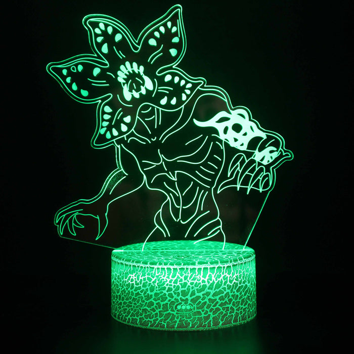 Stranger Things Monster 3D Optical Illusion Lamp