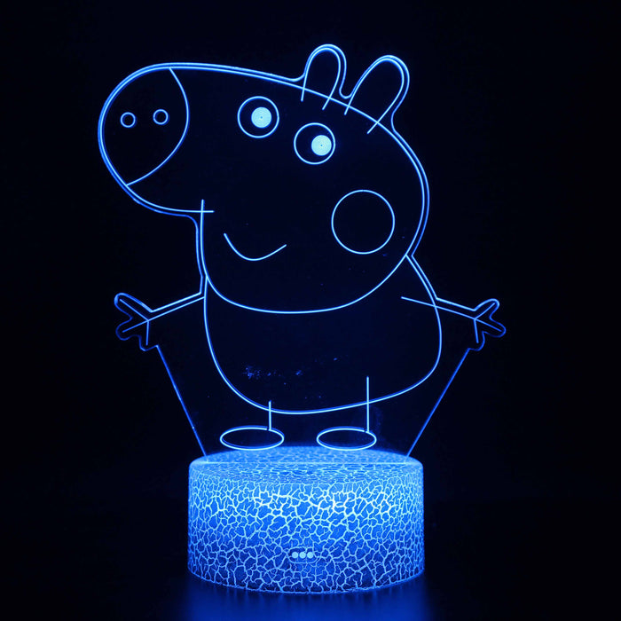 Peppa Pig 3D Optical Illusion Lamp