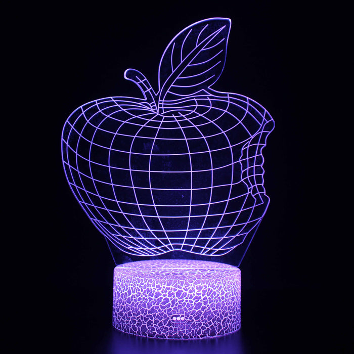 Apple 3D Optical Illusion Lamp