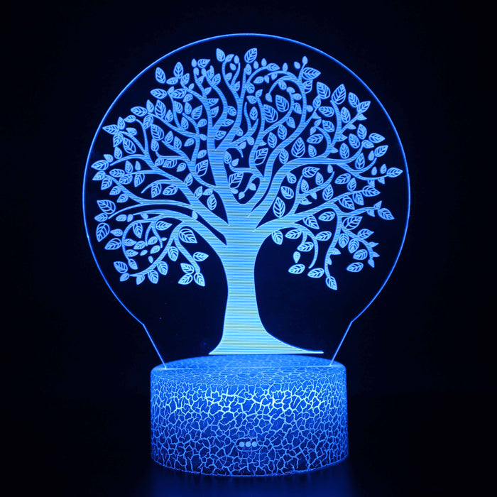 Fruit Tree 3D Optical Illusion Lamp