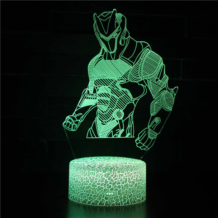 Fortnite Character 3D Optical Illusion Lamp