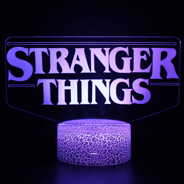 Stranger Things 3D Optical Illusion Lamp