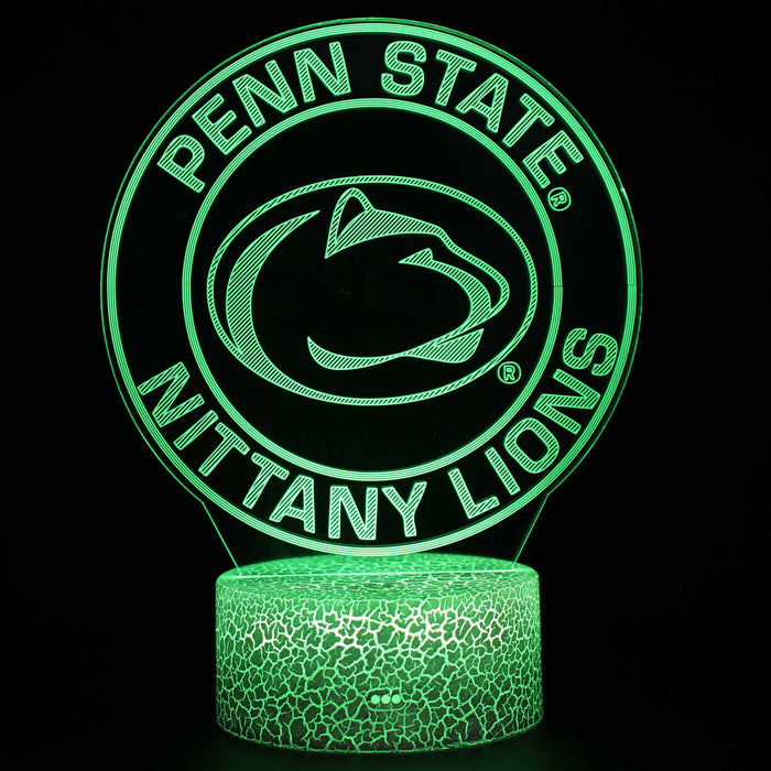 Penn State Nittany Lions 3D Optical Illusion Lamp