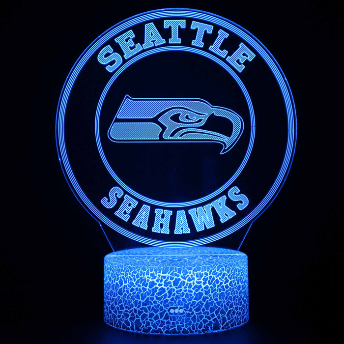 Seattle Seahawks 3D Optical Illusion Lamp