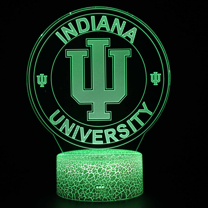 Indiana University 3D Optical Illusion Lamp
