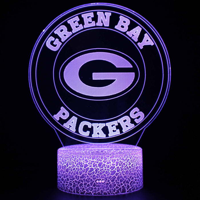 Green Bay Packers 3D Optical Illusion Lamp