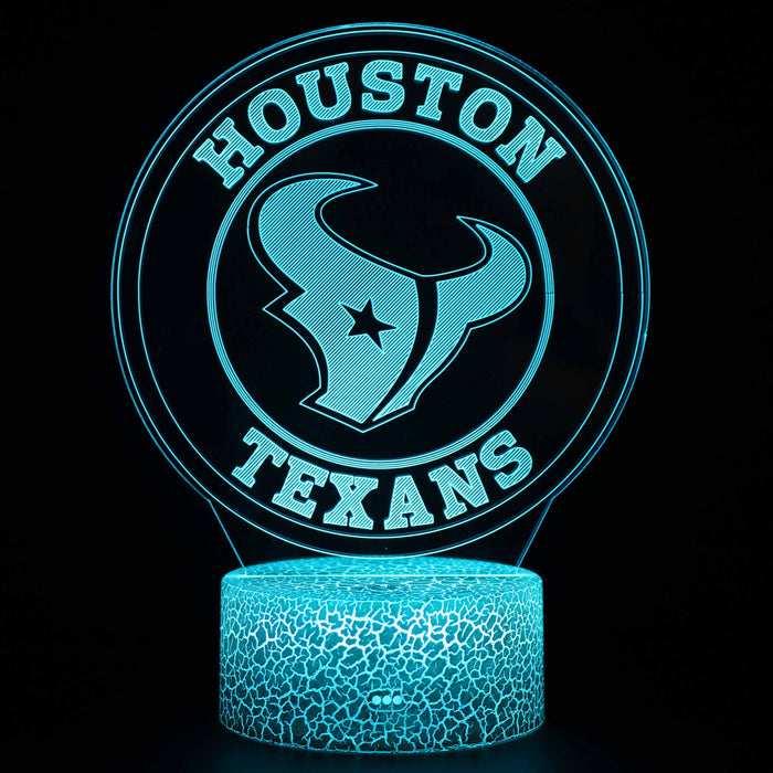 Houston Texans 3D Optical Illusion Lamp