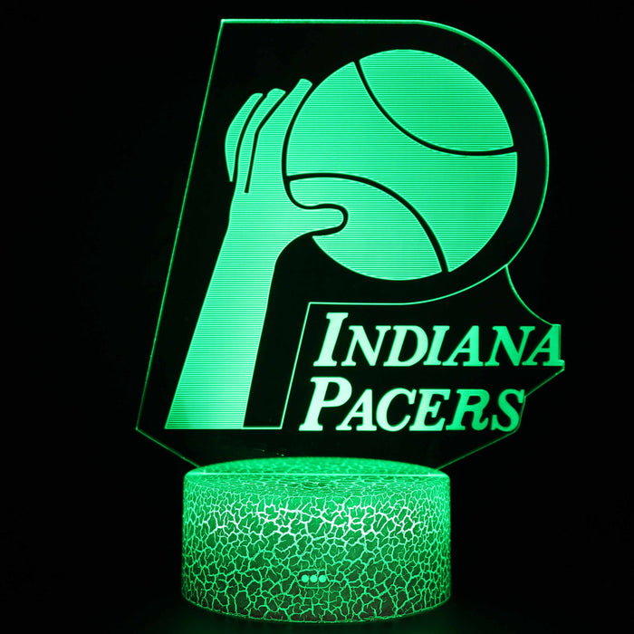 Indiana Pacers Basketball 3D Optical Illusion Lamp