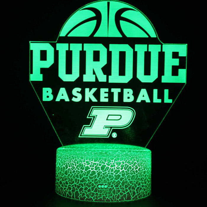 Purdue Basketball 3D Optical Illusion Lamp