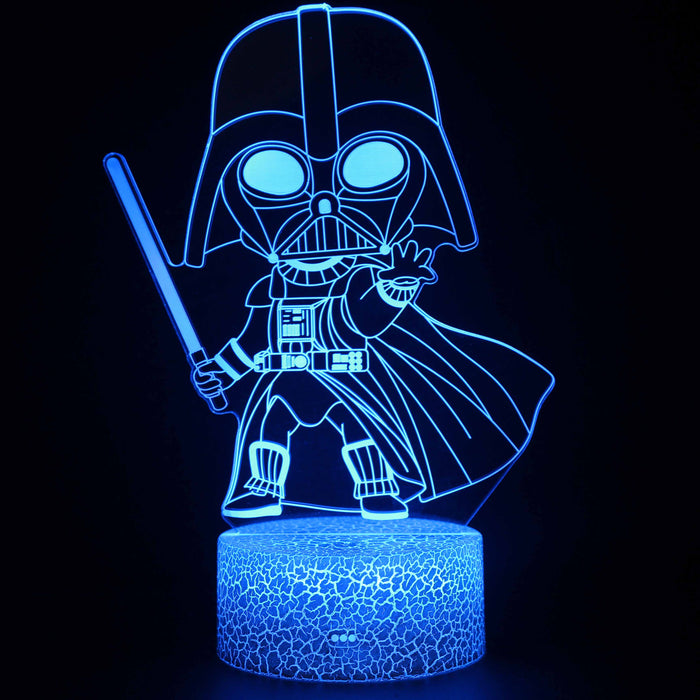 Star Wars Darth Vader mini figure 3D Optical Illusion Lamp