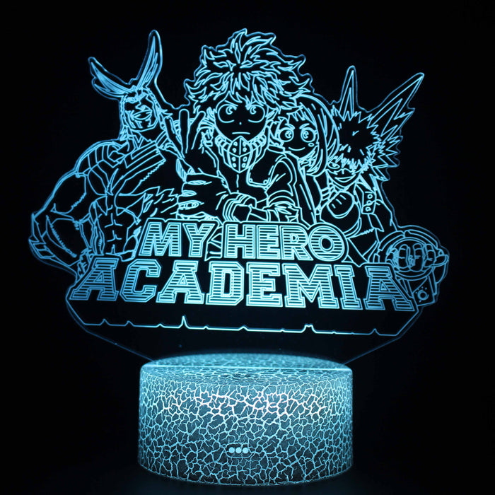 My Hero Academia 3D Optical Illusion Lamp