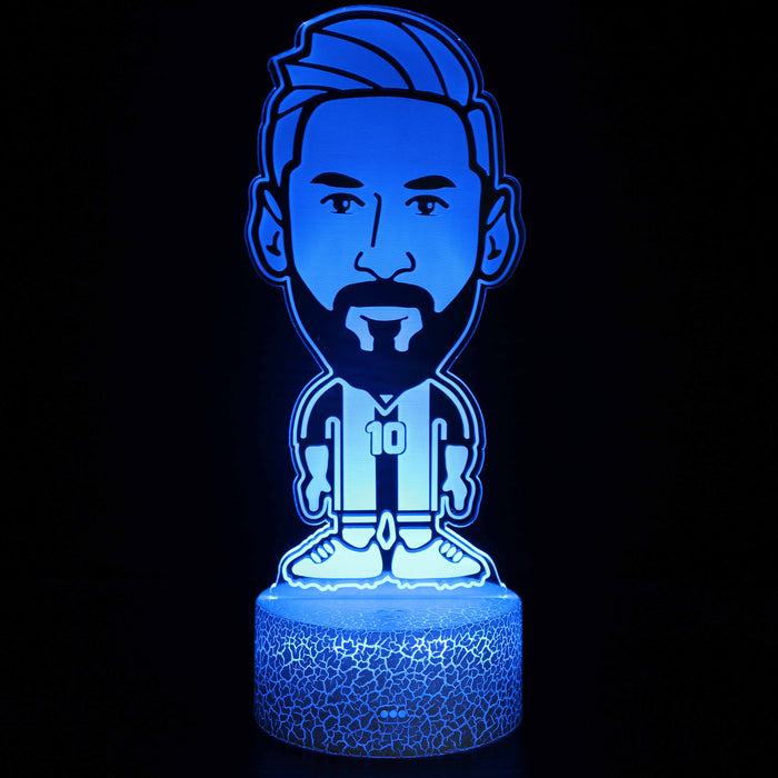 Lionel Messi 3D Optical Illusion Lamp